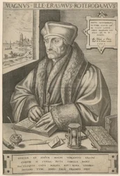 Porträt von Erasmus von Rotterdam