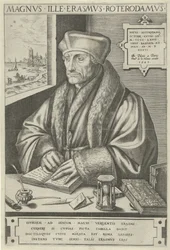 Porträt von Desiderius Erasmus