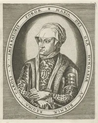 Porträt der Statthalterin Maria von Ungarn