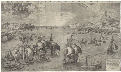 Seeschlacht in der Straße von Messina