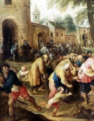 Die Werke der Barmherzigkeit (Detail)
