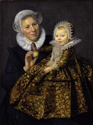 Catharina Hooft mit ihrer Amme