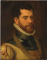 Porträt eines Gentlemans, mit dem Monogramm von Don Gaspar de Haro y Guzman