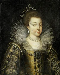 Kreis von Pourbus - Porträt einer jungen Dame, möglicherweise Elisabeth von Frankreich