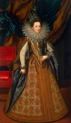 Porträt von Margarete von Savoyen, Herzogin von Mantua und Montferrat