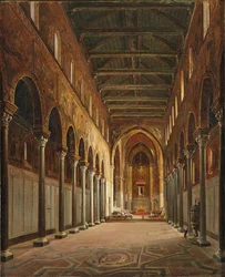 Innenraum der Kathedrale von Monreale Santa Maria Nuova