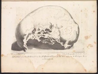 Schädel des Heiligen Rombout, 1825