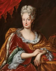 Porträt von Elisabeth Christine von Braunschweig-Wolfenbüttel 1691-1750, 1. Hälfte des 18. Jahrhunderts