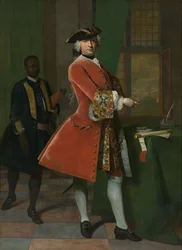 Porträt von Jan Pranger, 1742