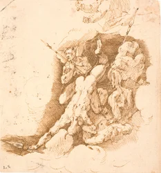 Gefallene Engel (aus einer Jüngstes-Gericht-Komposition)