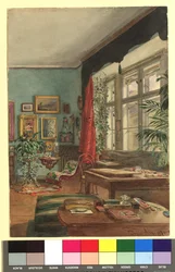 Atelier des Malers Franz Alt in der Škodagasse 11