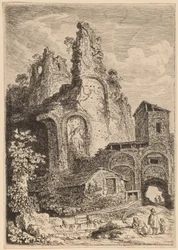 Der alte Palast in Tivoli
