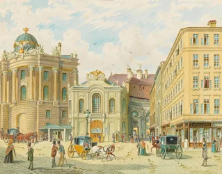 Das alte Burgtheater in Wien