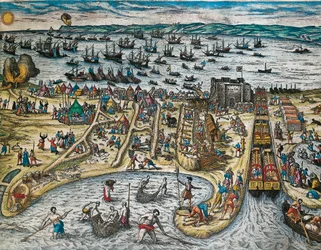 Eroberung von La Goulette und Tunis durch Karl V.