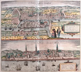 Kaliningrad, Russland - Riga, Lettland (Gravur)