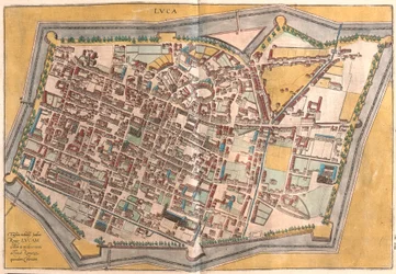 Lucca, Italien (Gravur)