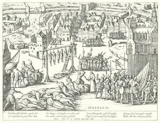 Massenhinrichtungen durch die Spanier in Haarlem, Niederlande, 1573