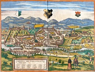 Plan von Kempten, Deutschland