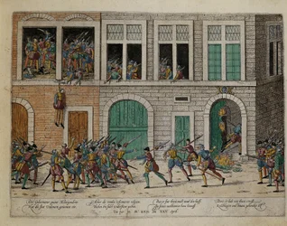 Einnahme von Valence nach der Hinrichtung des Gouverneurs La Motte-Gondrin, 25. April