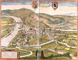 Ansicht von Namur, Belgien
