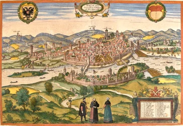 Ansicht von Schwäbisch Hall, Deutschland