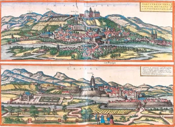Ansichten von Marburg und Kassel, Deutschland