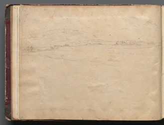 Album mit Ansichten von Rom und Umgebung, Landschaftsstudien, Seite 03b: Römisches Panorama