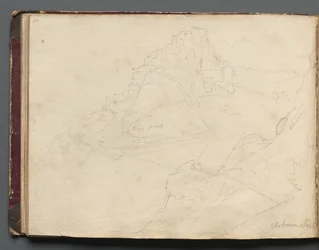 Album mit Ansichten von Rom und Umgebung, Landschaftsstudien, Seite 20b: Cervera