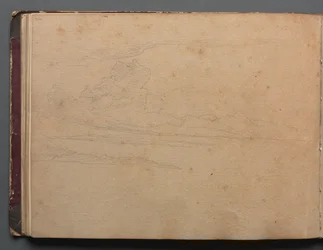 Album mit Ansichten von Rom und Umgebung, Landschaftsstudien, Seite 29b: Landschaftsstudie