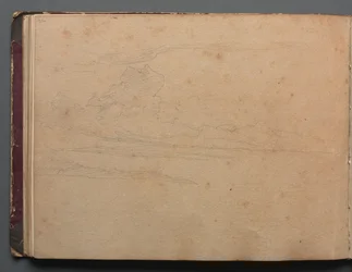 Album mit Ansichten von Rom und Umgebung, Landschaftsstudien, Seite 29b: Landschaftsstudie