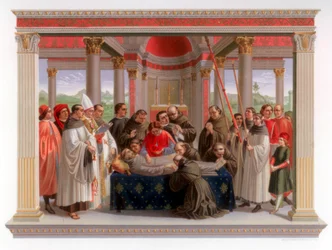 Begräbnis des Heiligen Franziskus