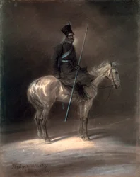Kosake zu Pferd, 1837