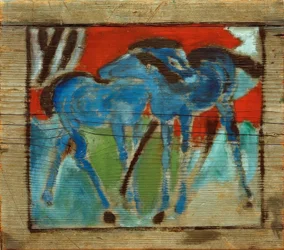 Blaue Fohlen