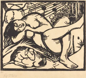Schlafende Hirtin, 1912