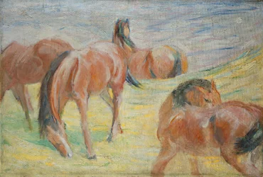 Weidende Pferde I