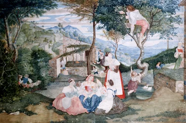 Szene des Landlebens