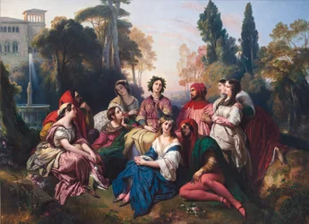 Das Dekameron. Komposition, inspiriert von der Novellensammlung Giovanni Boccaccios