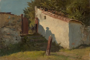Dörflicher Friedhofseingang