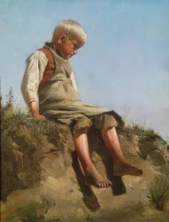 Knabe in der Sonne