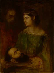 Tochter des Herodias mit dem Haupt des Johannes