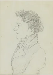 Franz Schubert 1797-1828, im Alter von 17 Jahren, ca. 1814