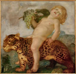 Bacchusknabe auf einem Panther