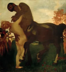 Centaur und Nymphe