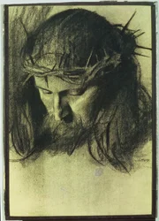 Kopf von Christus, um 1890