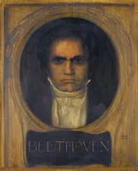 Porträt von Ludwig van Beethoven