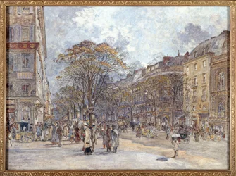 Der Boulevard des Italiens, Morgensicht