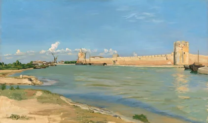 Die westlichen Festungsmauern von Aigues-Mortes