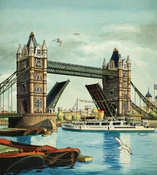 Tower Bridge, mit verstecktem Fisch