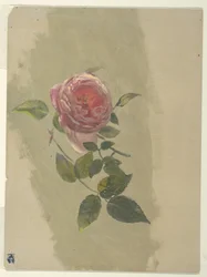 Ein Rosenast