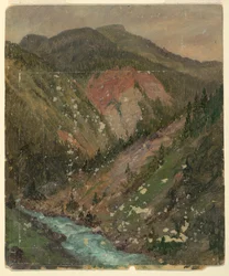 Alpenlandschaft (Bayern oder Schweiz)